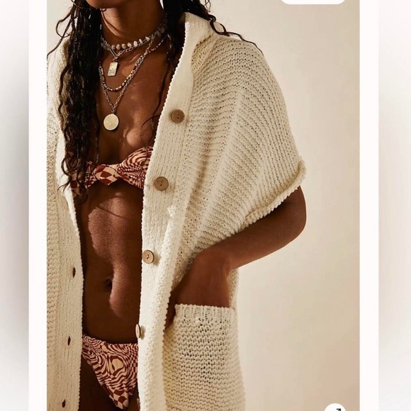 FP BEACH Let It Go Sweater Cardigan - Picture 6 of 7